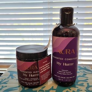 Aura Hair Fushia Tint Mask and Conditioner Bundle